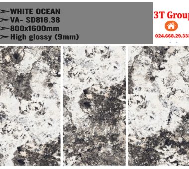 Gạch Ấn Độ 800×1600 WHITE OCEAN