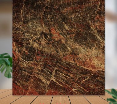 Gạch lát nền 60×60 Catalan Titan vân đá nâu đỏ 66018