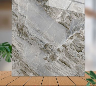 Gạch lát nền 60x60 Catalan vân đá marble xám nâu đậm 69064